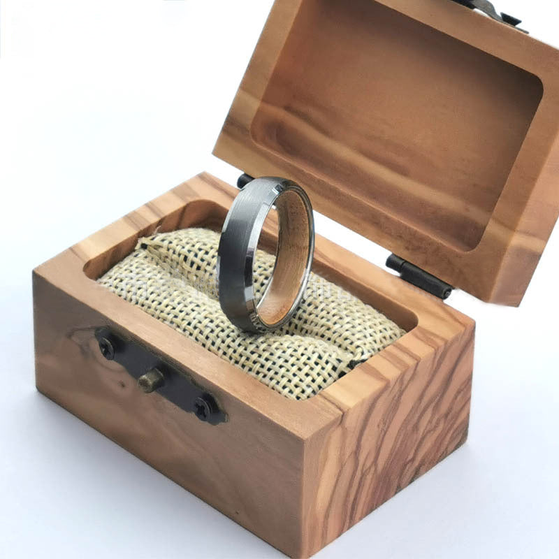 Men Tungsten Carbide Engagement Ring