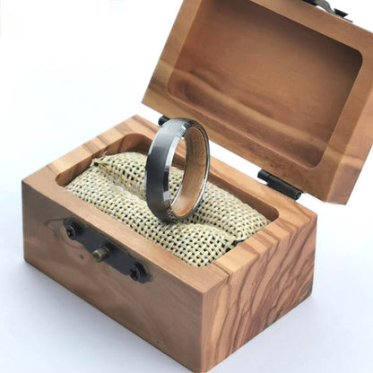 Men Tungsten Carbide Engagement Ring
