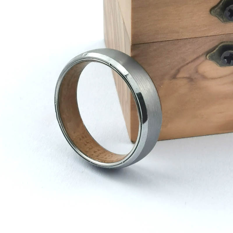 Men Tungsten Carbide Engagement Ring